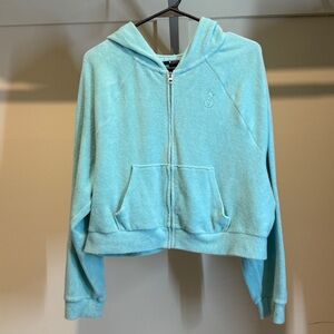 Victoria's Secret Aqua Zip-Up Jacket